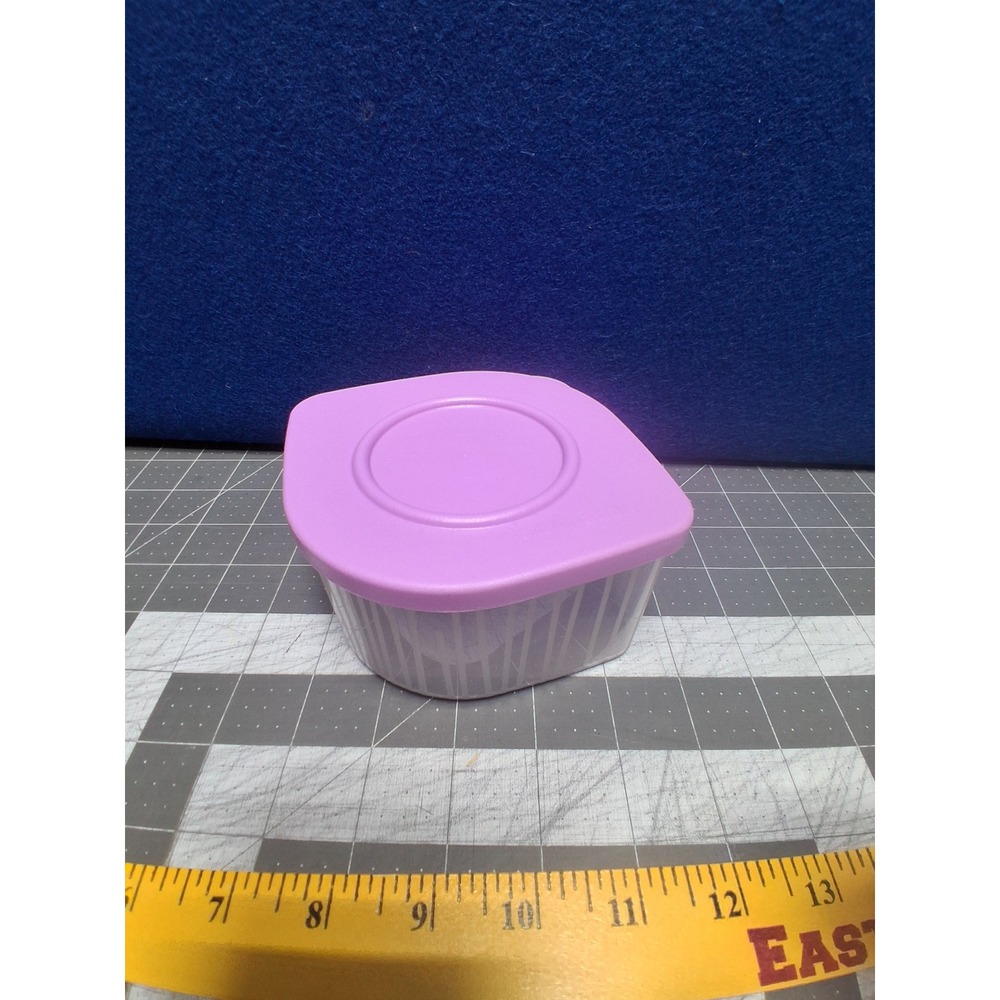 Tupperware Storage Container Lavender Purple 470ml Striped 5056A 6 Mexico